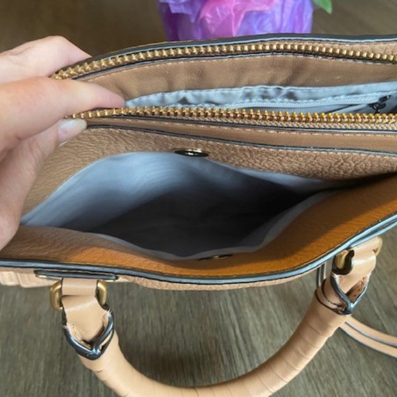 LN $345 Rebecca Minkoff FS Tan Regan Satchel Tote (FREE SHIP!) - Picture 10 of 15